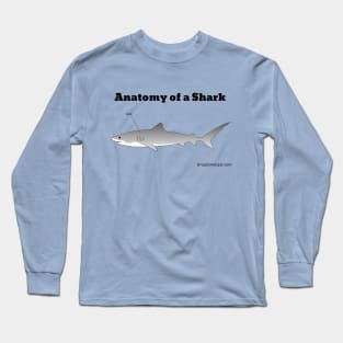 Anatomy of a Shark Long Sleeve T-Shirt